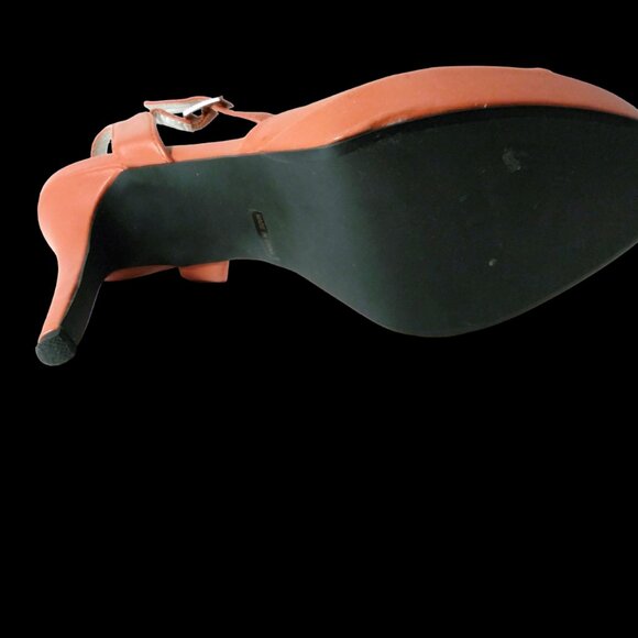 Anne Michelle Open Toe Slingback Stiletto Heel, Size 9 Strappy Platform Heel - Picture 5 of 11